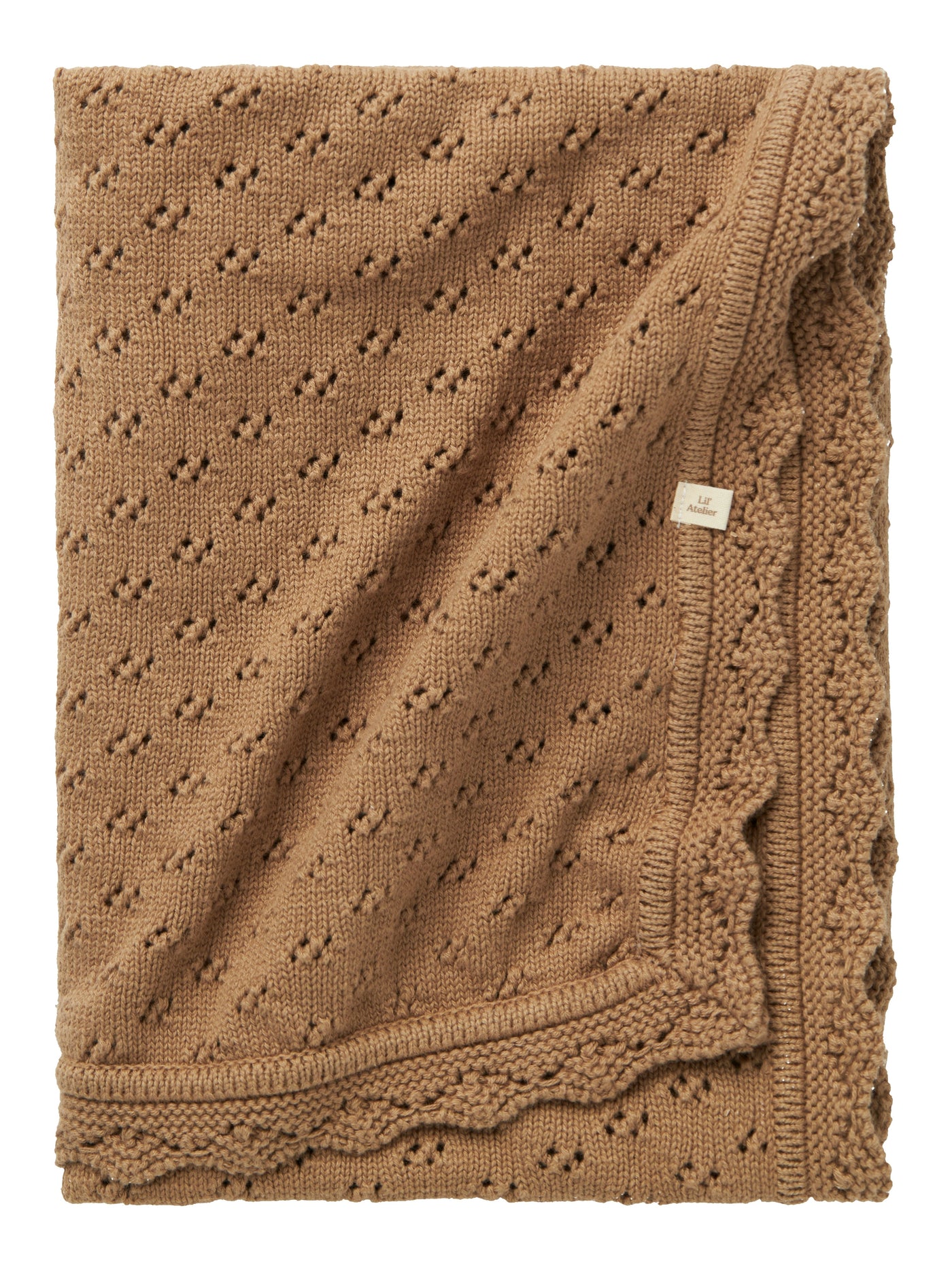 Deken Nilio Knit Sepia Tint