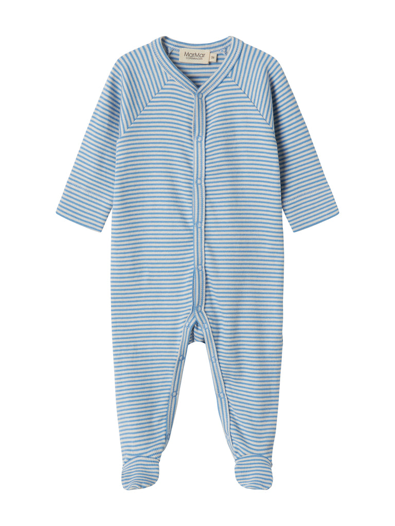 MarMar Copenhagen - Pyjama Renas Modal Fine Rib Blue Stripe