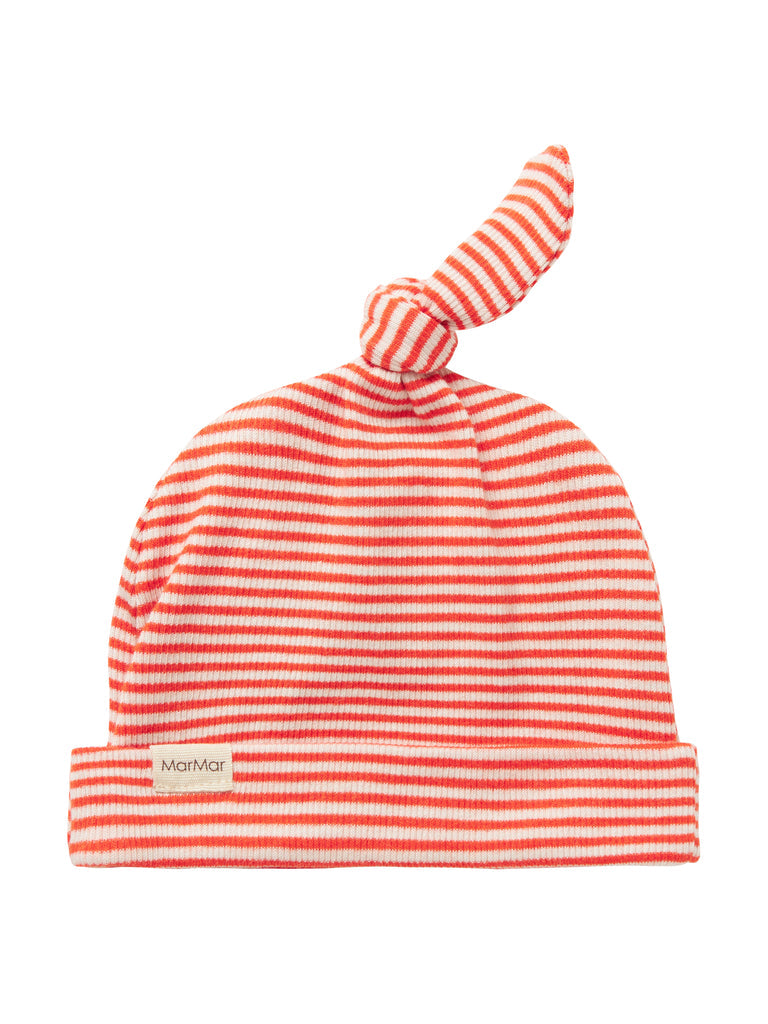 MarMar Copenhagen - Muts Aiki Modal Fine Rib Red Stripe