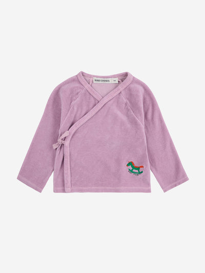 Bobo Choses - T-shirt Baby Rocking Horse Crossed Lavender