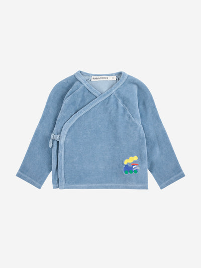 Bobo Choses - T-shirt Baby Bobo Choo Choo Crossed Light Blue
