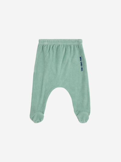 Bobo Choses - Legging Met Voetjes Tic Tac Toe Light Green