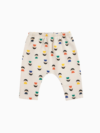 Bobo Choses - Jogging Broek Baby Game Pawns All Over White