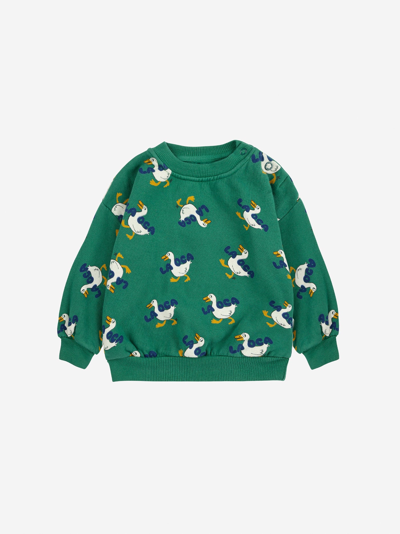 Bobo Choses - Sweater Baby La Oca All Over Green