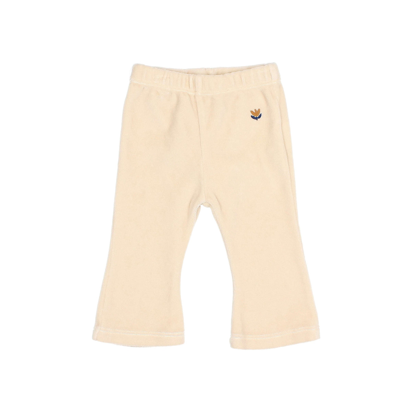 Búho - Legging Baby Tulip Velvet Flare Ivory