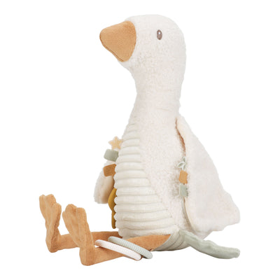Little Dutch - Activiteitenknuffel Little Goose | Ontdek & Knuffel