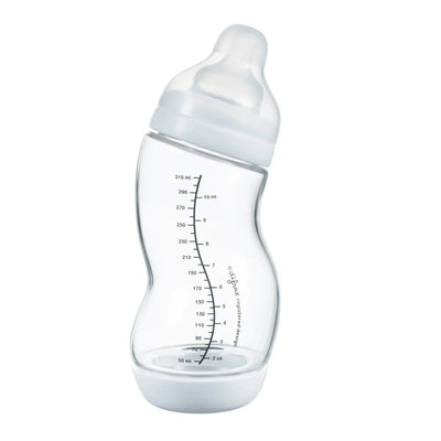 Difrax - Zuigfles S-Fles Wide Glas 310ml | Wit