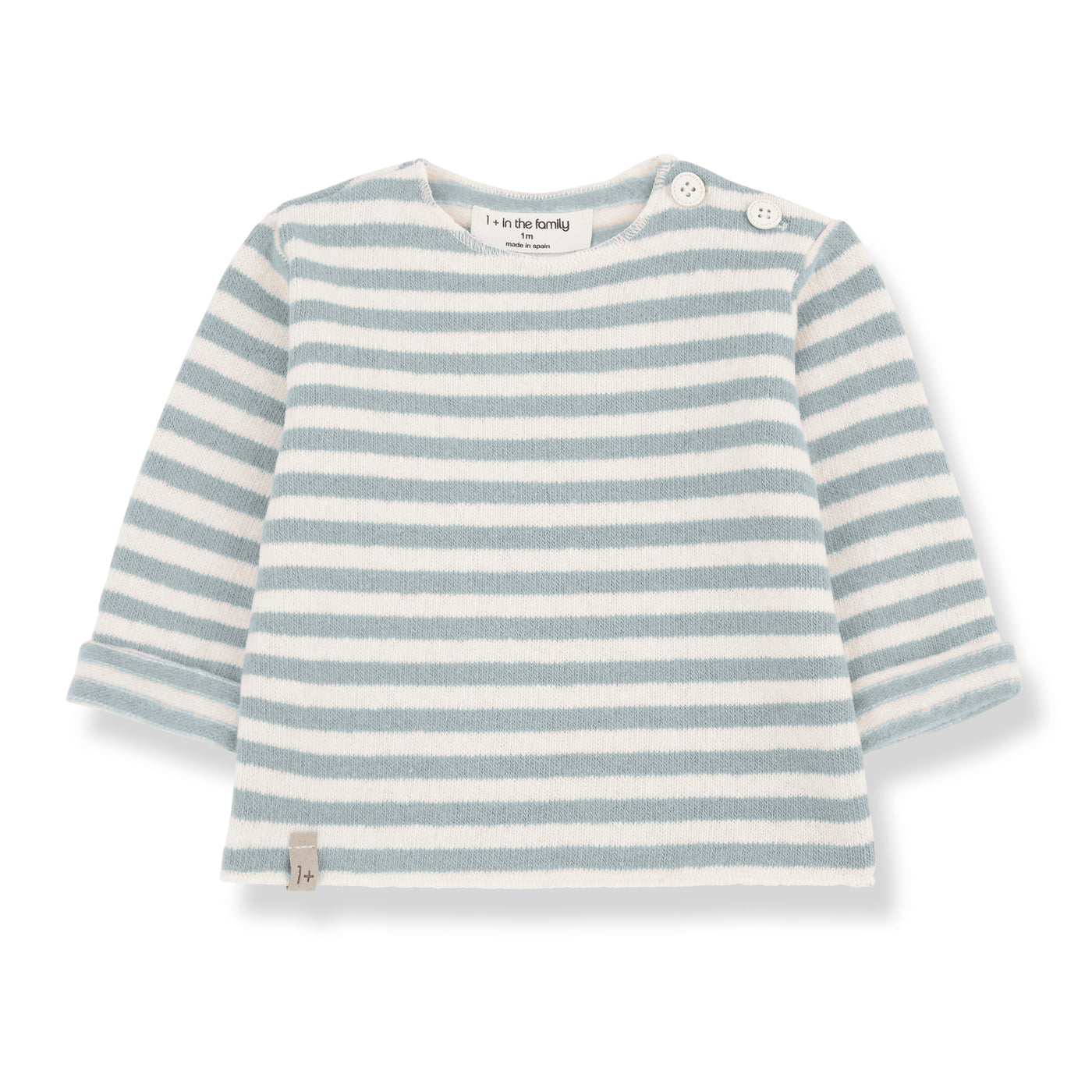 1+ In The Family - T-shirt Aubin Stripes Nuvola