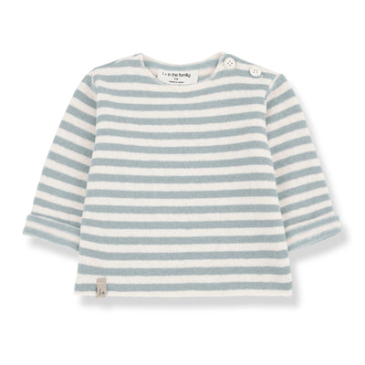 1+ In The Family - T-shirt Aubin Stripes Nuvola