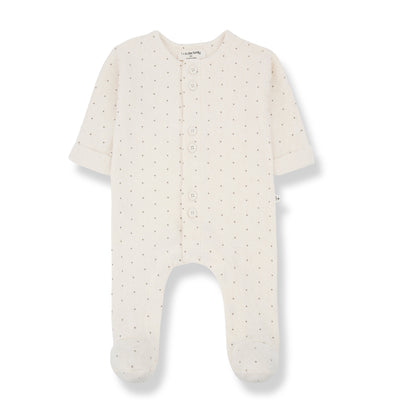 1+ In The Family - Pyjama Met Voetjes Adrien Ecru