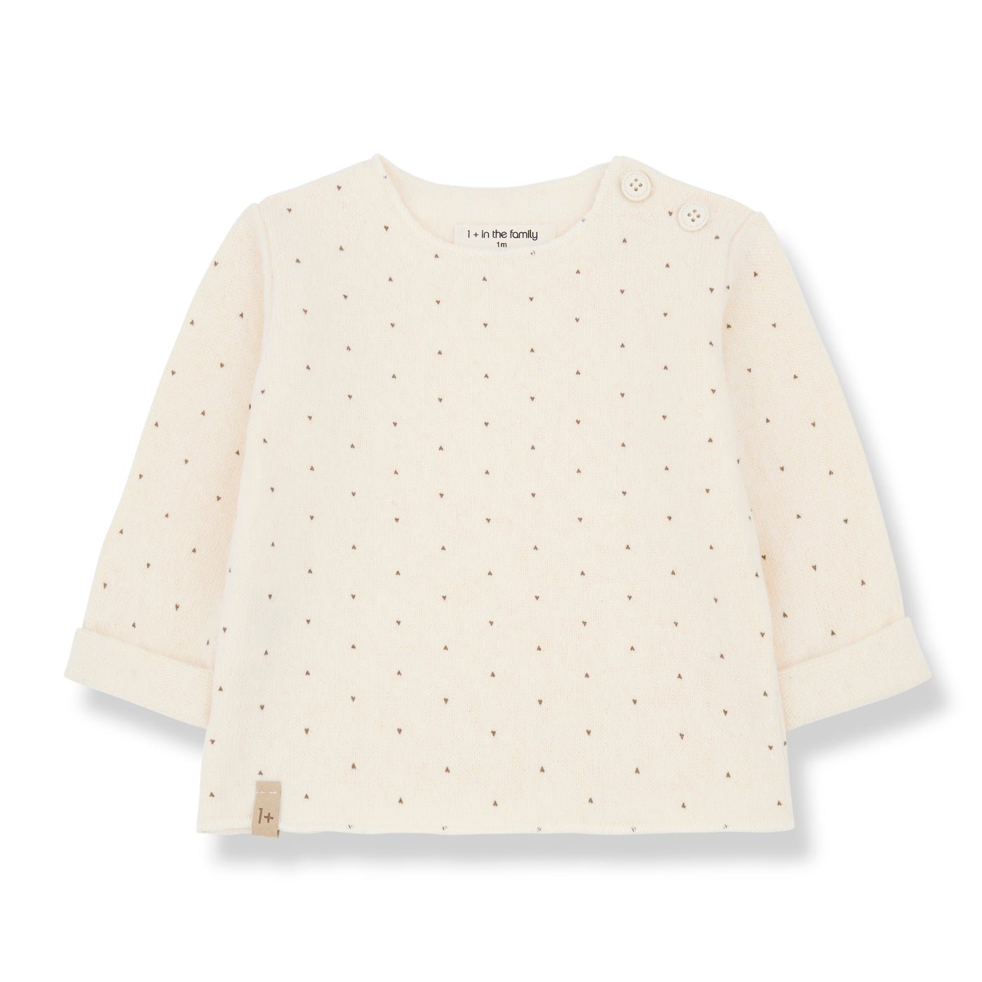 1+ In The Family - T-shirt Jutta Ecru