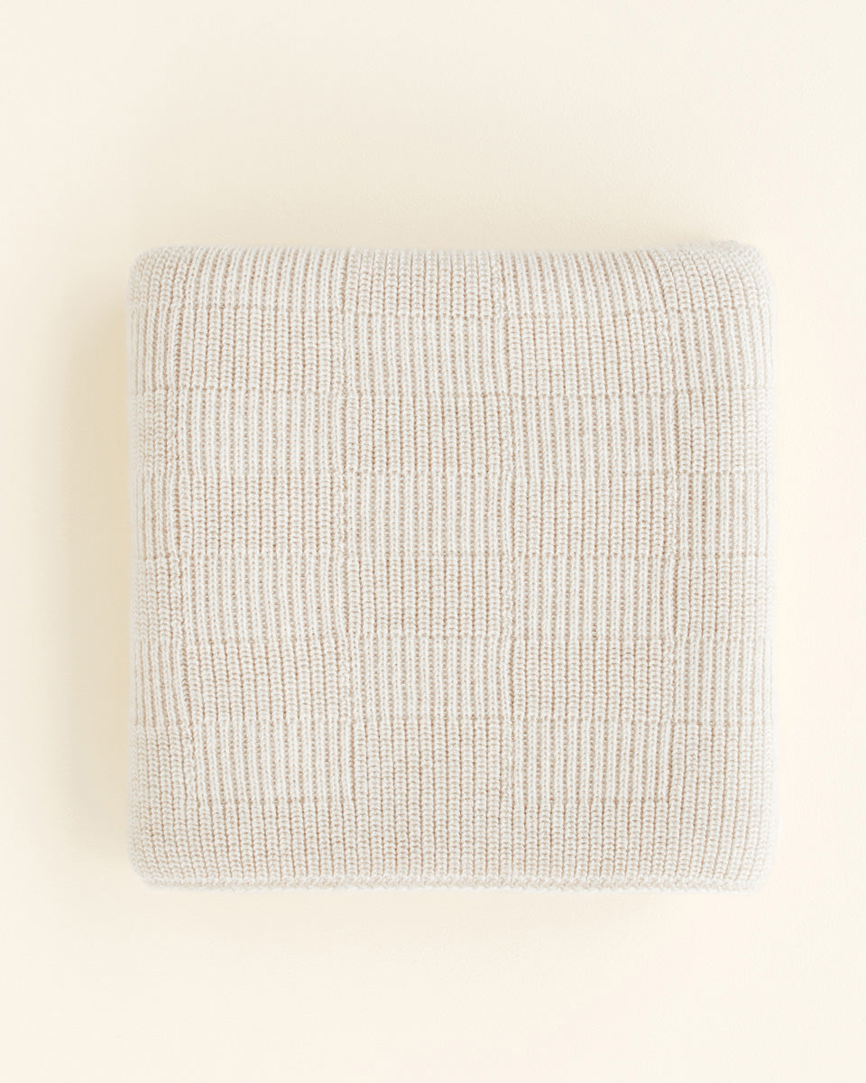 Hvid - Deken 70 x 95 cm Ivy | Cream