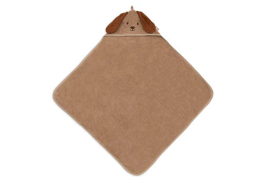 Jollein - Badcape 75 x 75 cm Dog Diego | Badstof