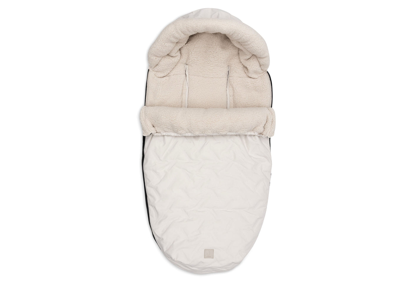 Jollein - Voetenzak Buggy / Kinderwagen Embossed | Sand