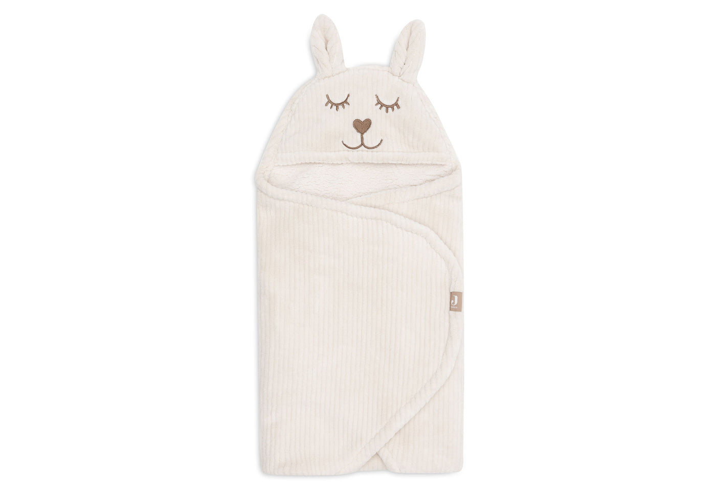 Jollein - Wikkeldeken Bunny Cloudy Rib | Oatmeal