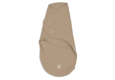 Jollein - Slaapzak Wrapper 0-3m Ajour | Biscuit