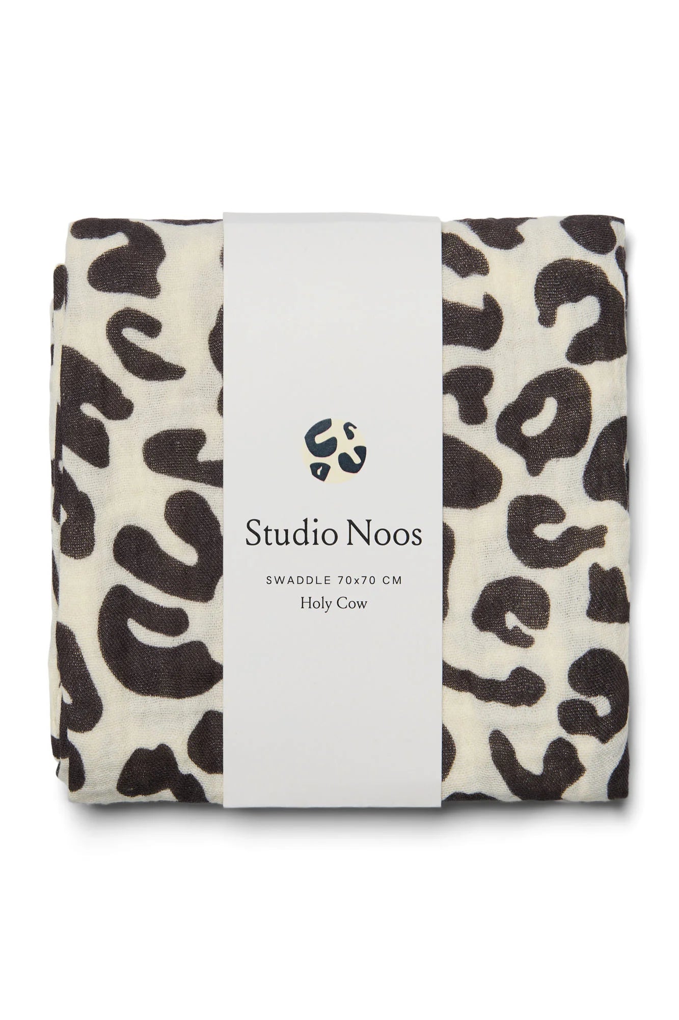 Studio Noos - Tetradoek Medium 70 x 70 cm Holy Cow | Wit