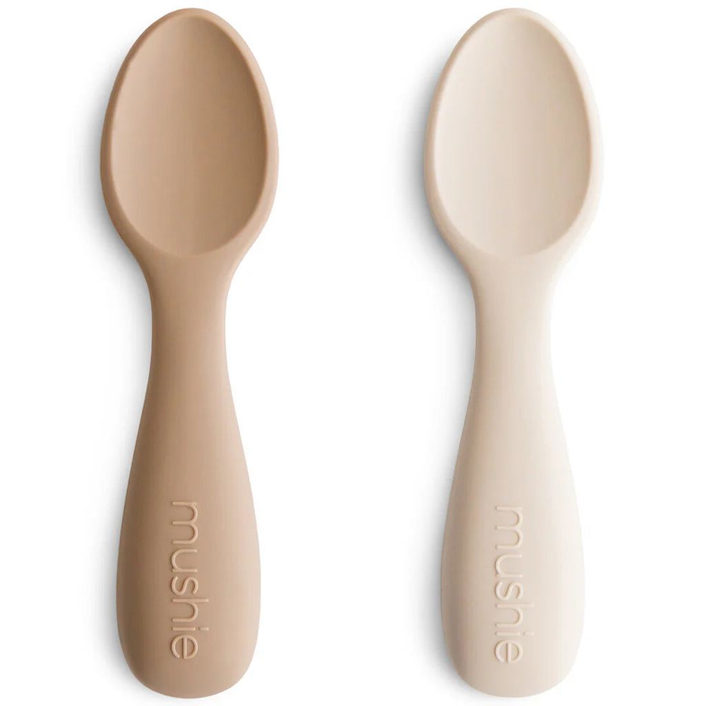 Mushie - Lepels Baby | Natural/Shifting sand