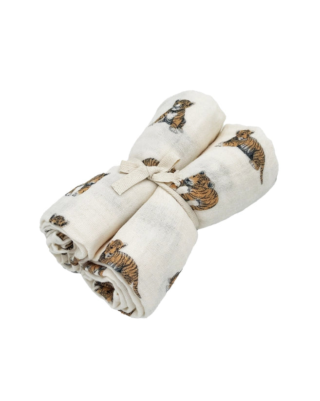 Milinane - Set Tetradoeken 70 x 70 cm Gaspard Tiger