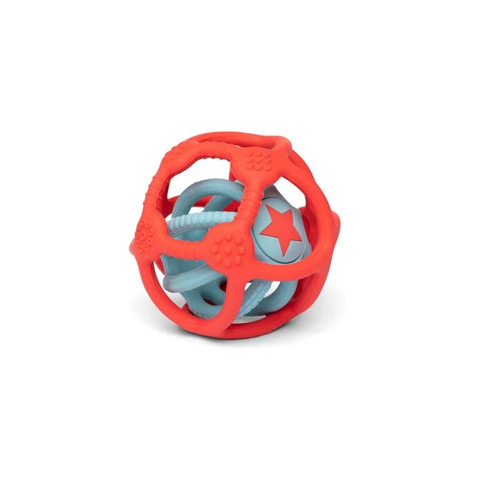 Little L - Sensorische Ballen Set van 2 | Oranje Blauw