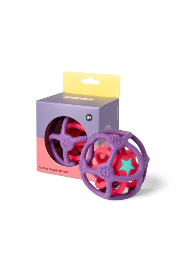 Little L - Sensorische Ballen Set van 2 | Rood Paars