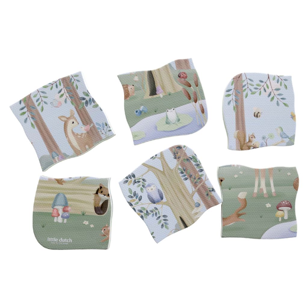 Little Dutch – Badpuzzel Forest Friends | 6-delig