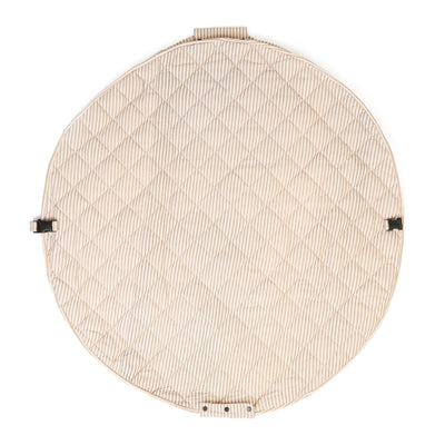 Play & Go - Opbergzak / Speeldeken Organic Stripes Blue