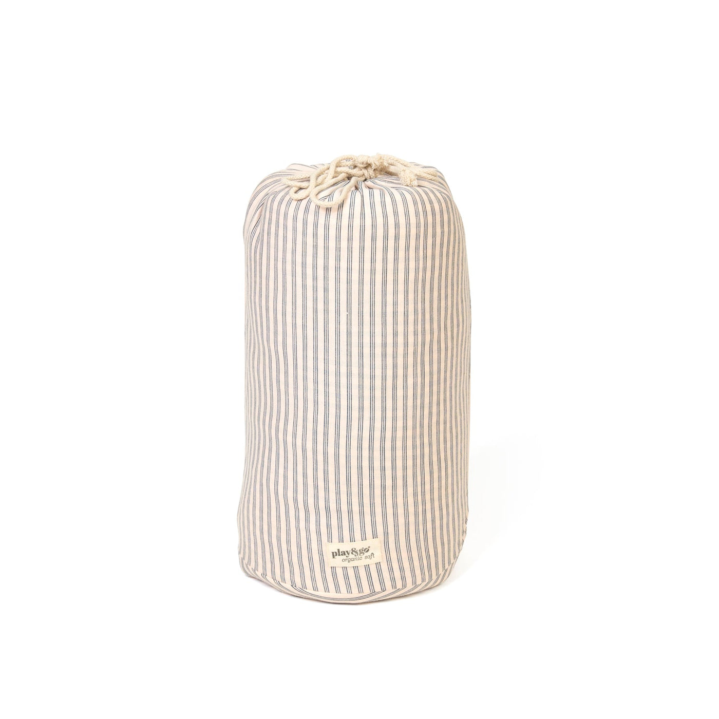 Play & Go - Opbergzak / Speeldeken Organic Stripes Blue