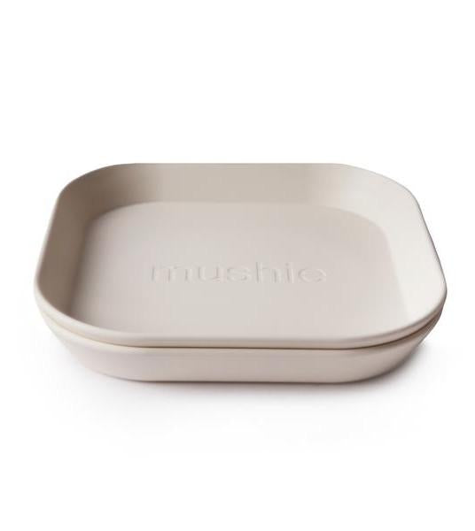 Set Vierkante Borden Ivory (2pack)