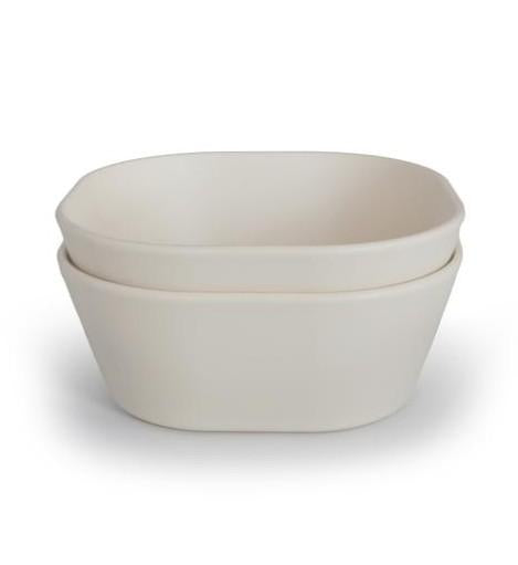Set Vierkante Kommen Ivory (2pack)