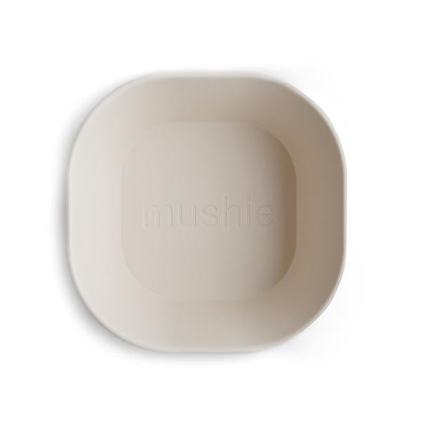 Set Vierkante Kommen Ivory (2pack)
