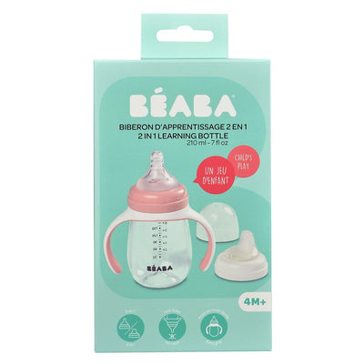 Evolutieve Drinkbeker 2in1 210ml Old Pink
