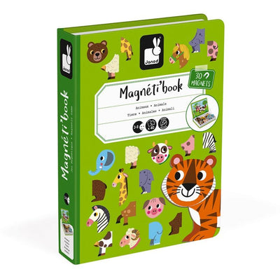 Janod - Magneetboek Magneti'Book Animals | Dieren Combinatiespel