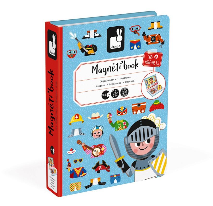 Janod - Magneetboek Magneti'Book Boy's Costumes | Verkleden en Combineren
