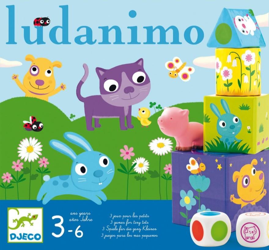 Djeco - Spel Ludanimo | 3-in-1 spelset
