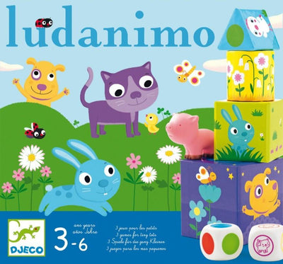 Djeco - Spel Ludanimo | 3-in-1 spelset