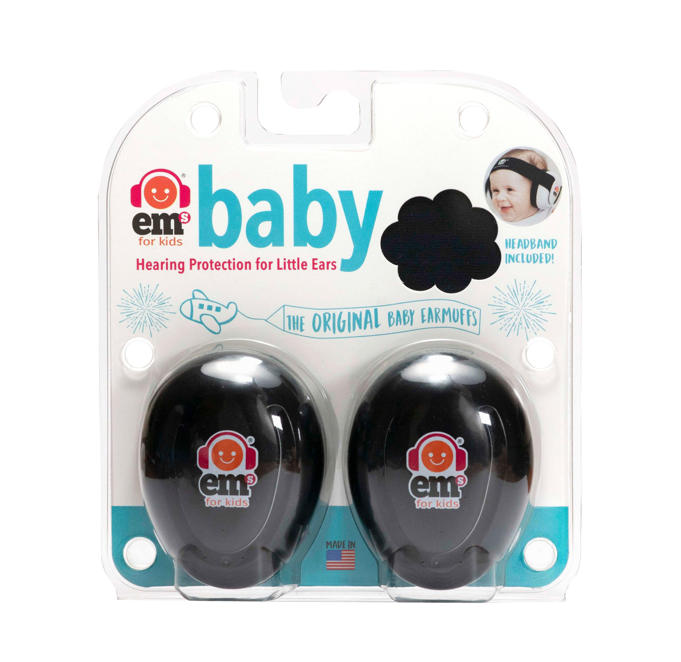 Gehoorbeschermers Baby Zwart