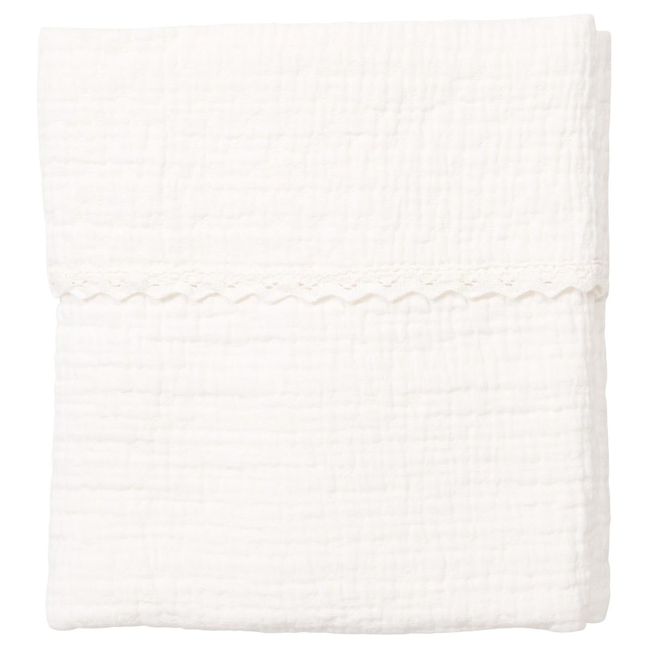 Deken Wieg 75 x 100 cm Elba Lace Milky