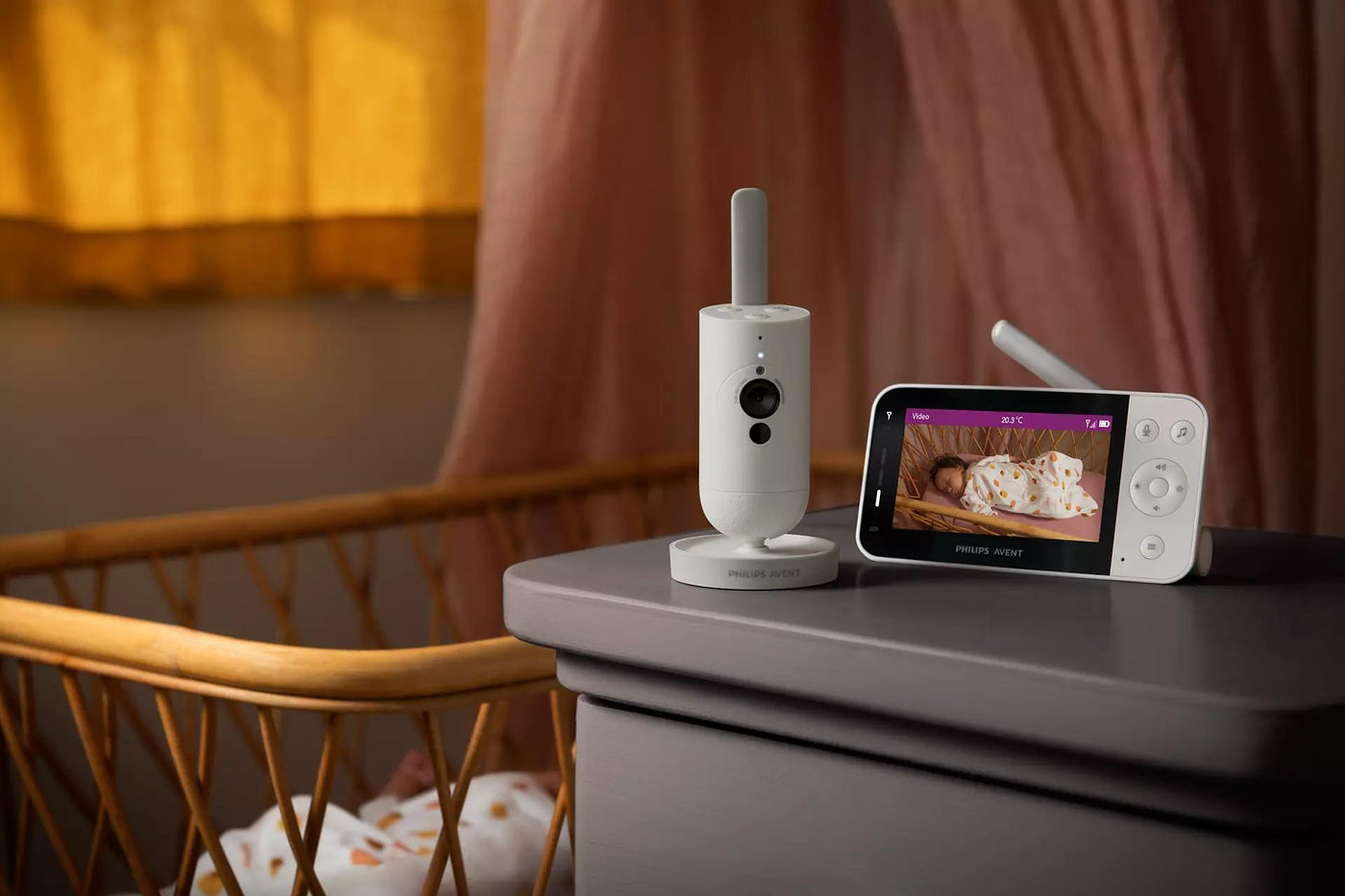 Avent - Babyfoon SCD921/26 Ouder + Wifi | Secure Connect & Full HD Nachtzicht