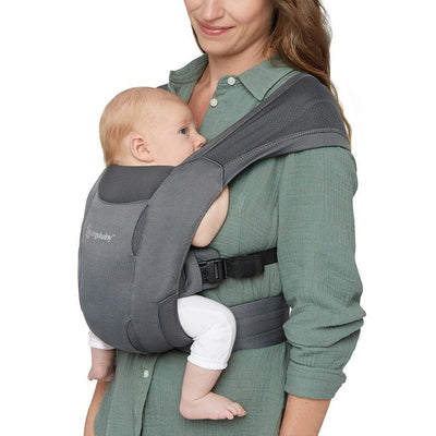 Ergobaby - Draagzak Embrace Soft Air Mesh | Washed Black