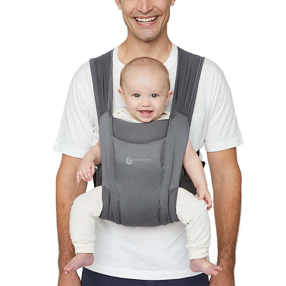 Ergobaby - Draagzak Embrace Soft Air Mesh | Washed Black