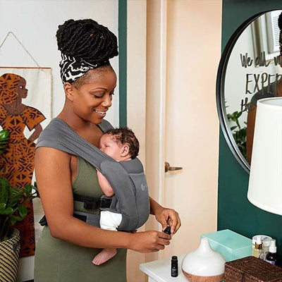 Ergobaby - Draagzak Embrace Soft Air Mesh | Washed Black
