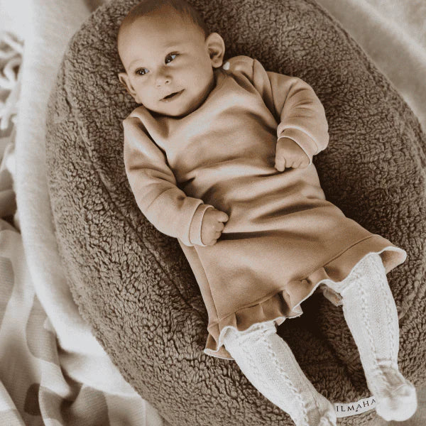Ilmaha - Hoes Nest Voedingskussen Teddy | Taupe