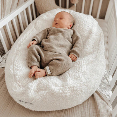 Ilmaha - Hoes Nest Voedingskussen Teddy | Ecru