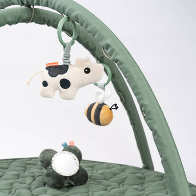 Done By Deer - Speeltapijt Tiny Farm Green | Activiteitengym