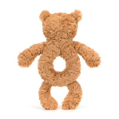 Jellycat - Rammelaar Ring Bartholomew Bear | Brown
