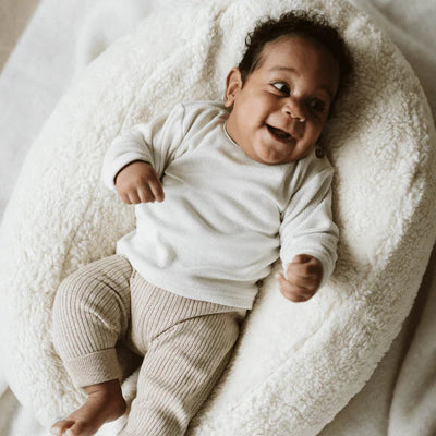 Ilmaha - Hoes Nest Voedingskussen Teddy | Ecru