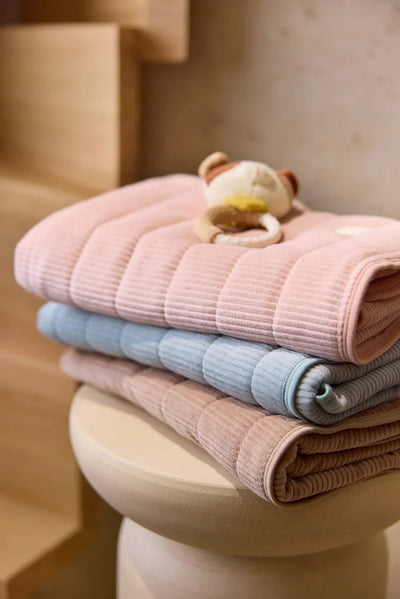 Jollein - Deken Wieg 75 x 100 cm Velvet Rib | Wild Rose