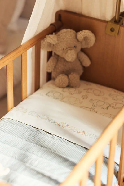 Jollein - Deken Wieg 75 x 100 cm Velvet Rib | Sea Green