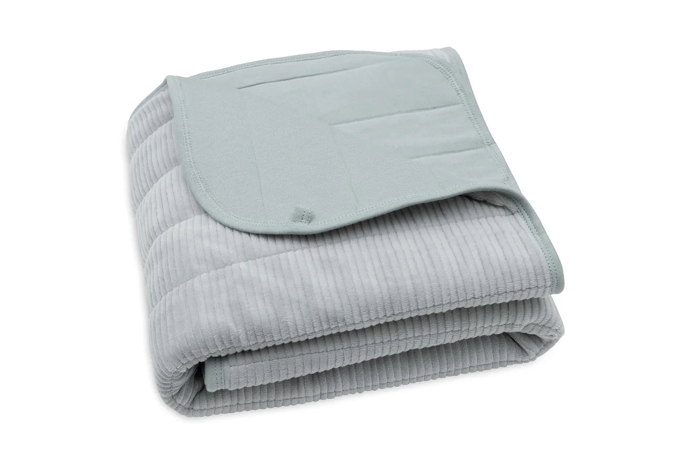 Jollein - Deken Wieg 75 x 100 cm Velvet Rib | Sea Green